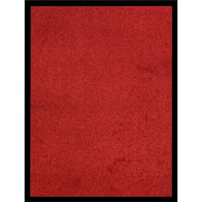 vidaXL dørmåtte 60x80 cm rød