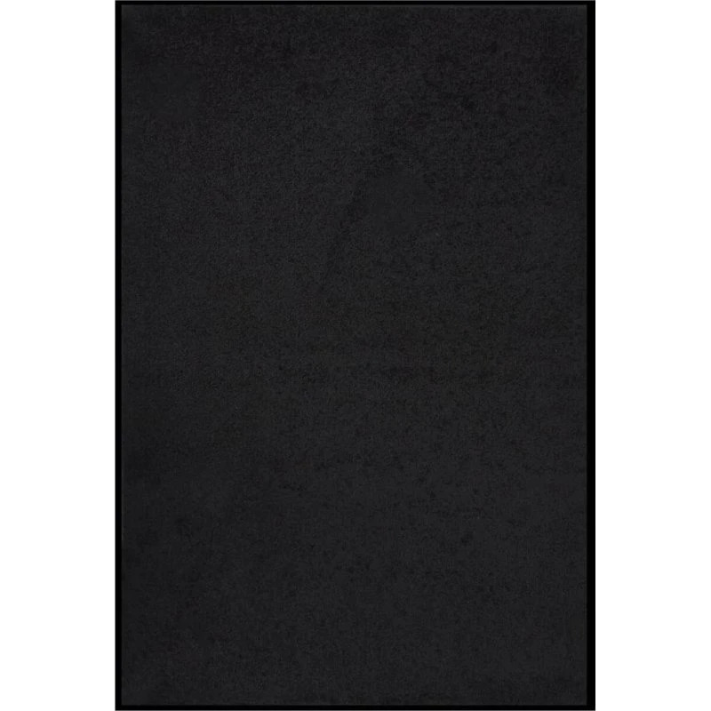 vidaXL dørmåtte 80x120 cm sort