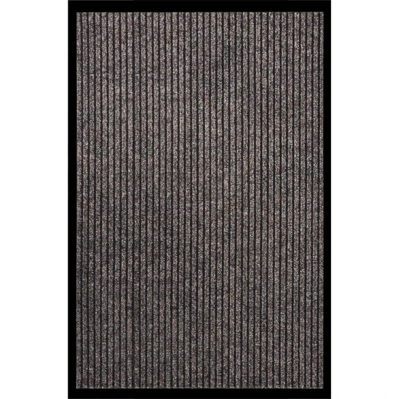 vidaXL dørmåtte 80x120 cm, stribet beige