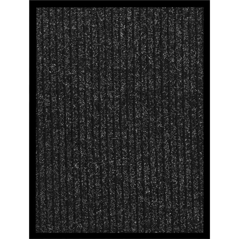 vidaXL dørmåtte 40x60 cm stribet antracitgrå
