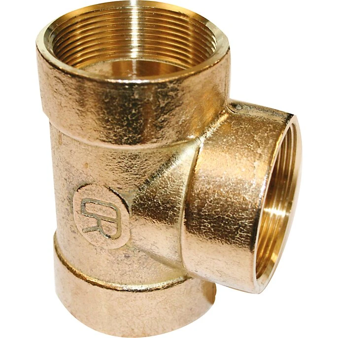 Altech tee 1/4'' i messing