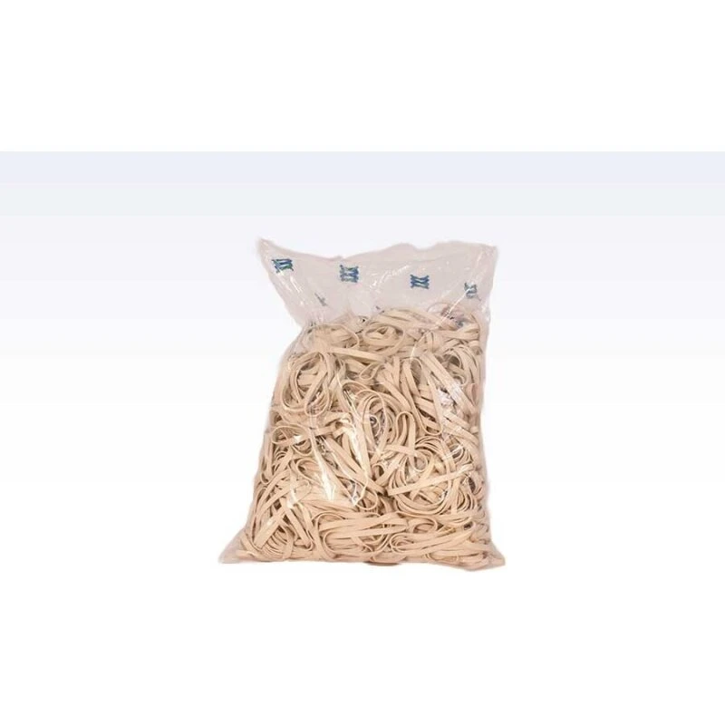 Elastik 10x100 mm hvid, 1 kg (ca. 380 stk)