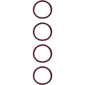 Name It hårelastikker burgundy med glimmer 4-pak