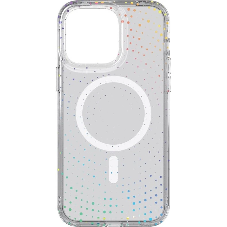 Tech21 Evo Sparkle MagSafe Cover til iPhone 14 Pro Max (Clear)