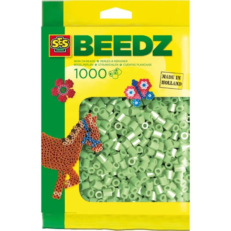 SES Strygeperler Mintgrøn 1000 stk.