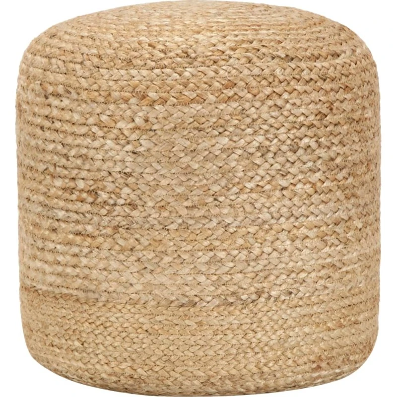 vidaXL håndlavet puf i jute 40 x 45 cm