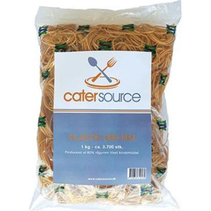 Catersource Elastik nr. 18 Ø80 mm Brun 1 kg (ca. 3700 stk)