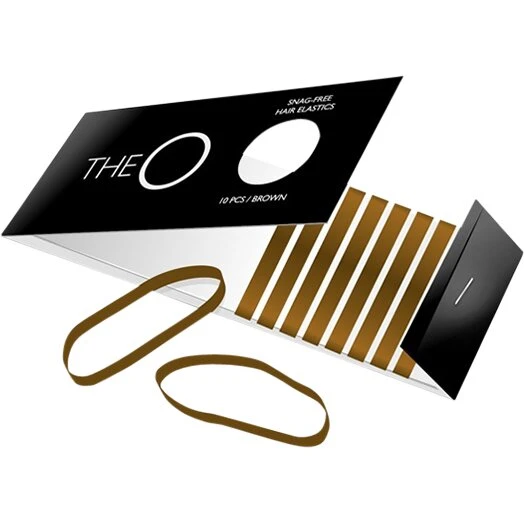 The O Hårelastikker Brown, 10 stk.