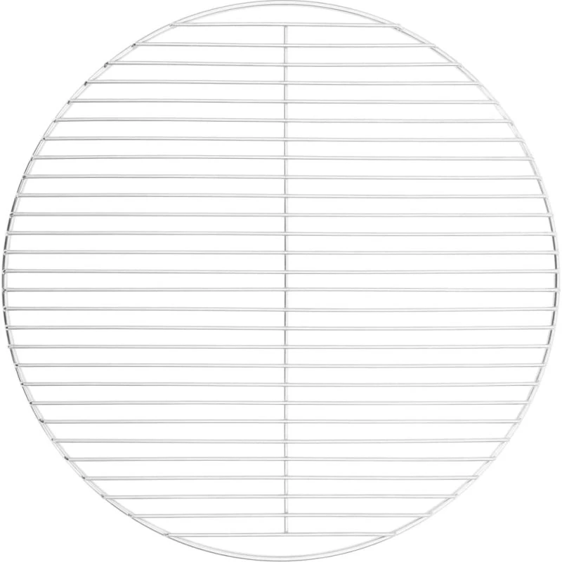 vidaXL grillrist Ø54 cm rund 304 rustfrit stål