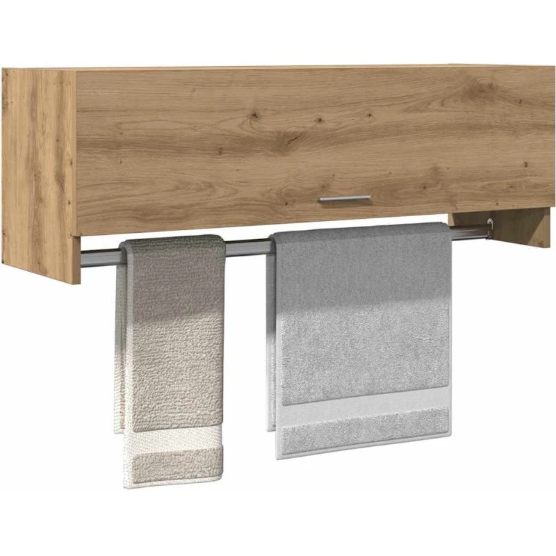 vidaXL garderobeskab 100x32,5x35 cm kunsteg