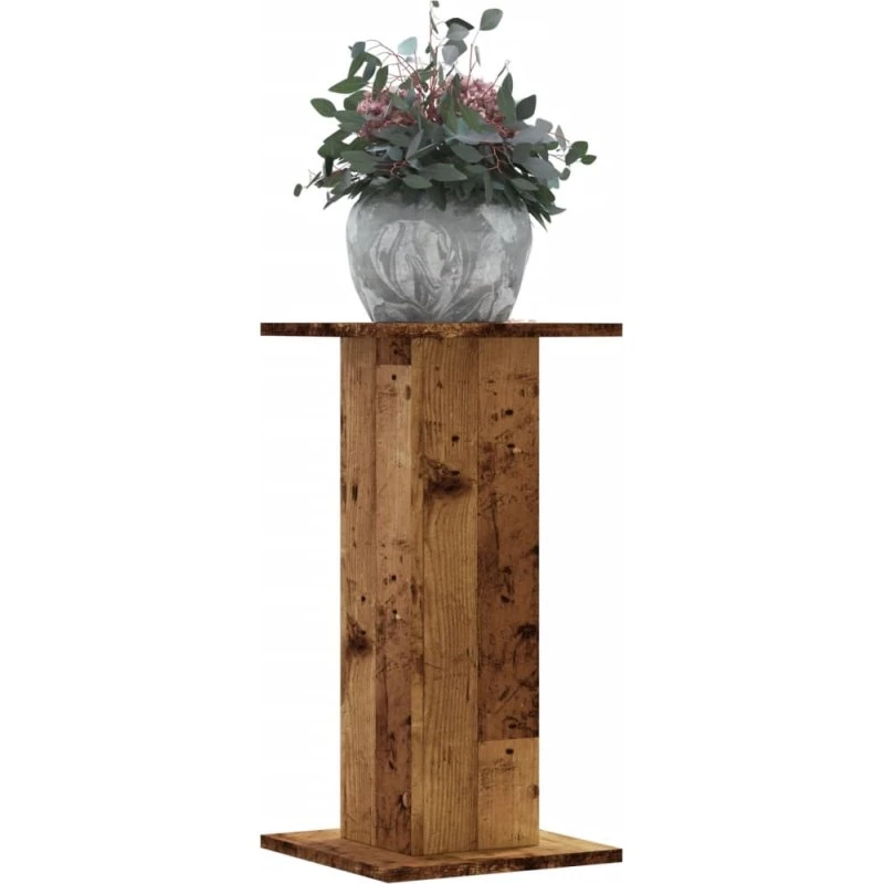 vidaXL plantestativer 2 stk. 30x30x60 cm konstrueret antikt træ