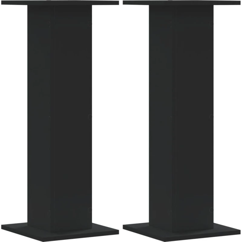 vidaXL plantestativer 2 stk. 30x30x80 cm sort