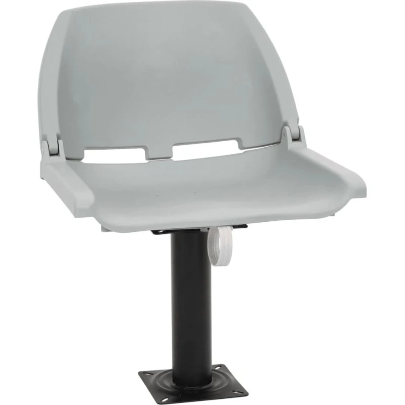 vidaXL foldbart bådsædesæt 2 stk 48x51x41 cm grå