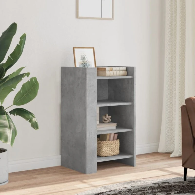 vidaXL skænk 45x35x75 cm konstrueret træ - betongrå