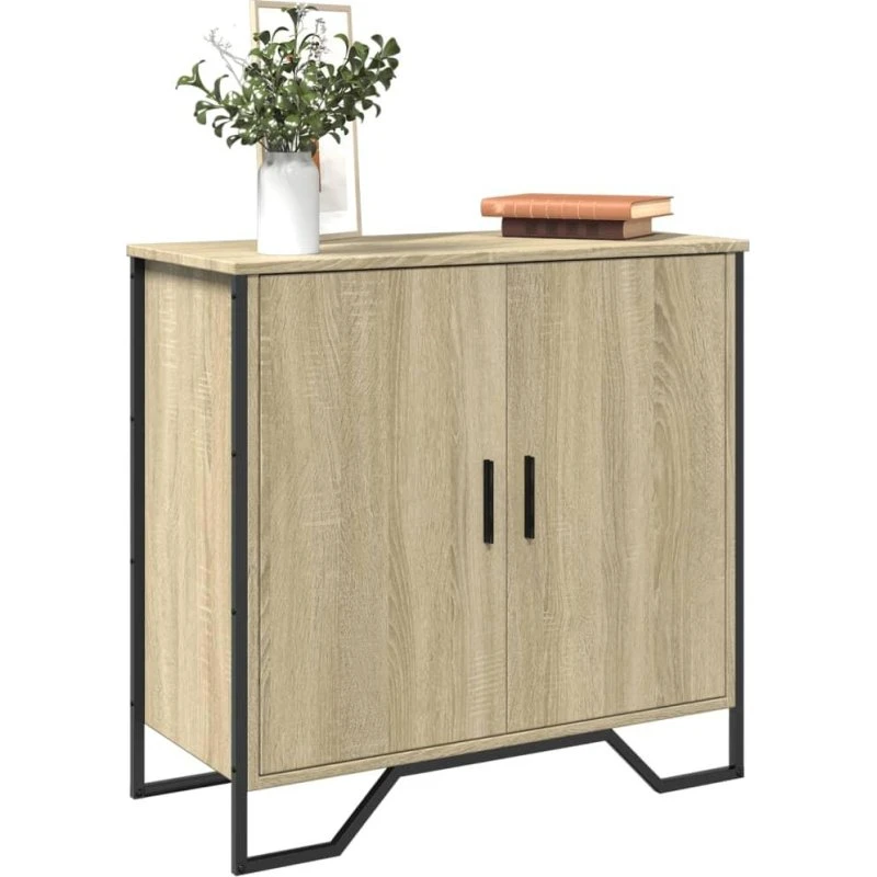 Sonoma-eg skænk 78x35,5x74,5 cm - konstrueret træ