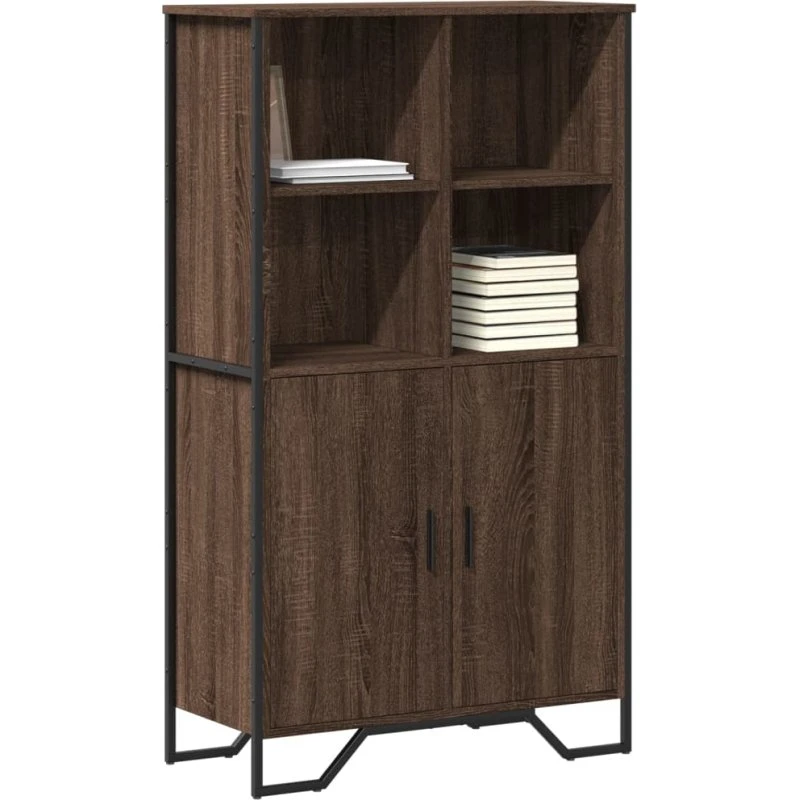 vidaXL højskab 79,5x35,5x137,5 cm – brun eg