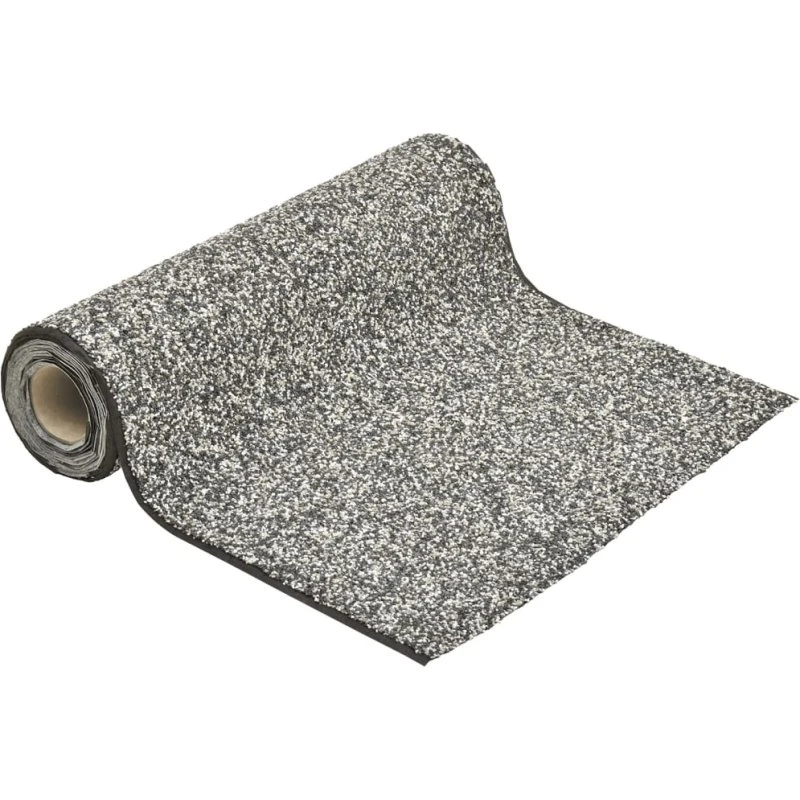 vidaXL stenfolie 400x60 cm grå