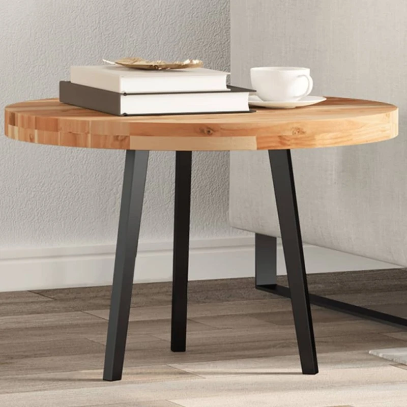 vidaXL Bordplade rund Ø60x4 cm i massivt akacietræ