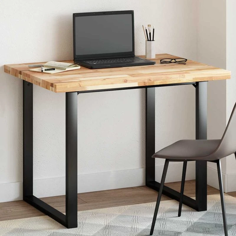 vidaXL Bordplade 100x80x4 cm - Rektangulær massivt akacietræ