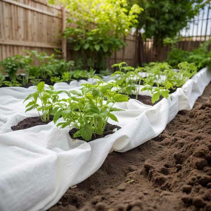 vidaXL ukrudtsdug 1 x 150 m polyester hvid