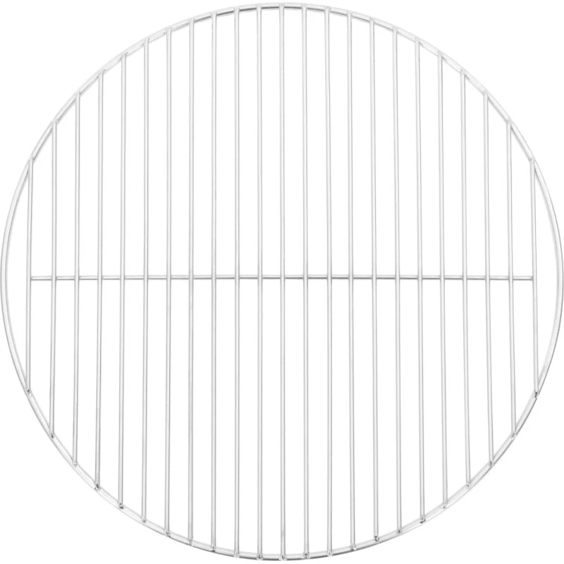 vidaXL grillrist Ø44,5 cm rund i 304 rustfrit stål