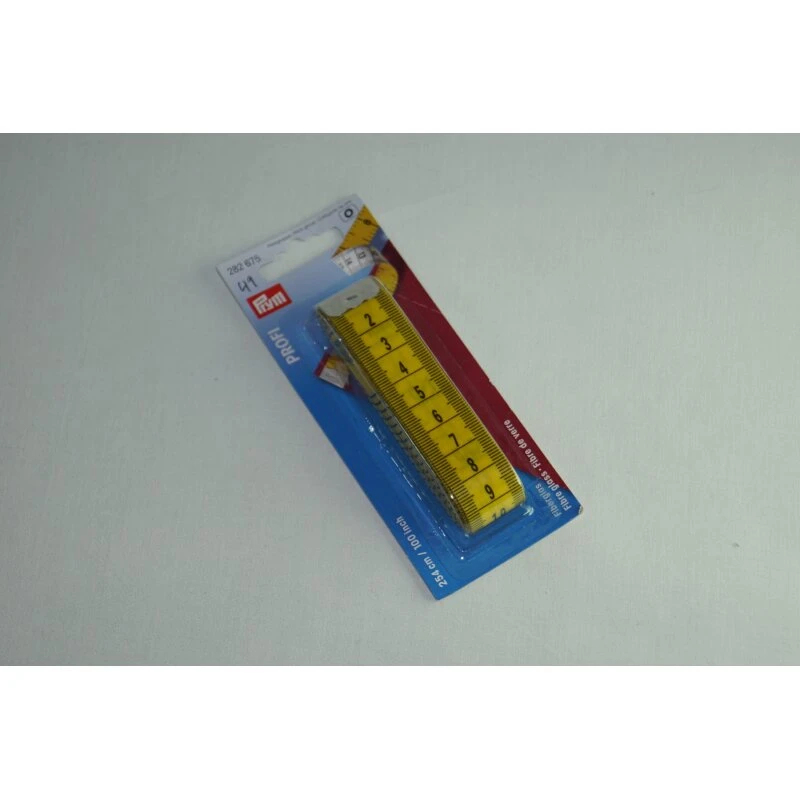 Prym målebånd 254 cm / 100 in gul/sort