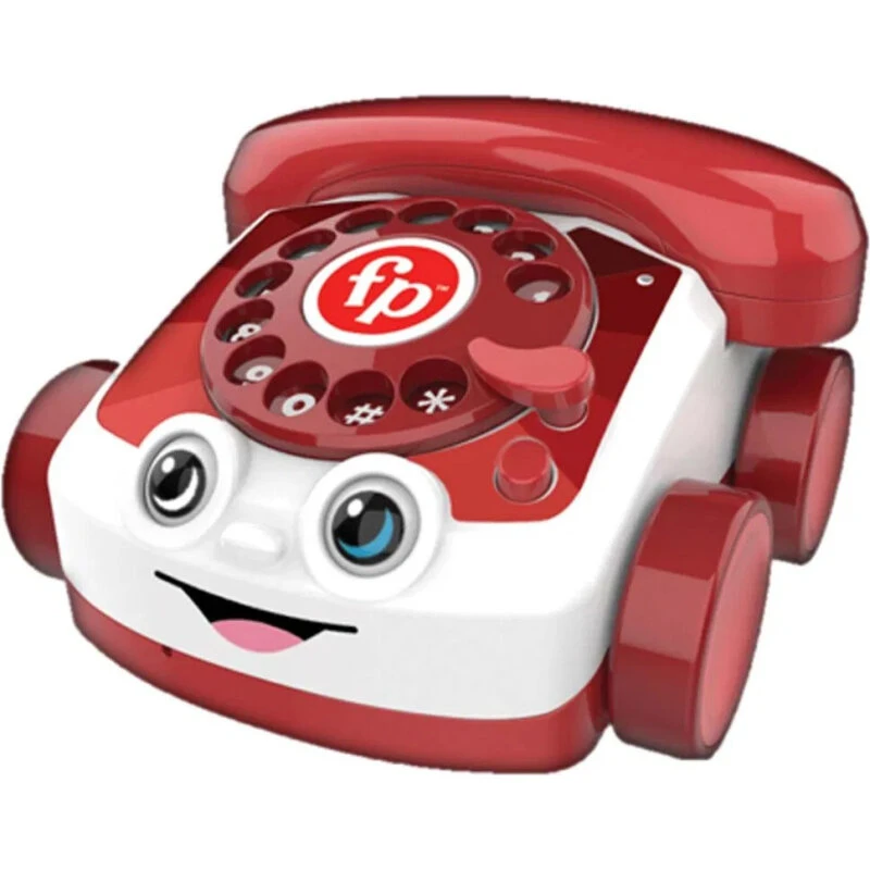 Fisher-Price 80 års Chatter-telefon, rød jubilæumsudgave