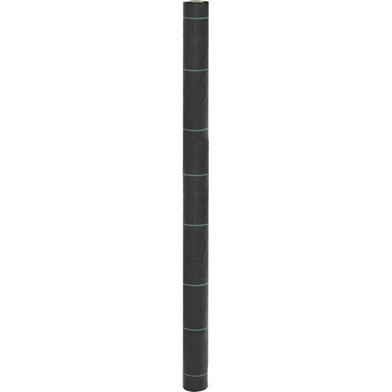 vidaXL ukrudtsmembran PP 1,5x100 m sort