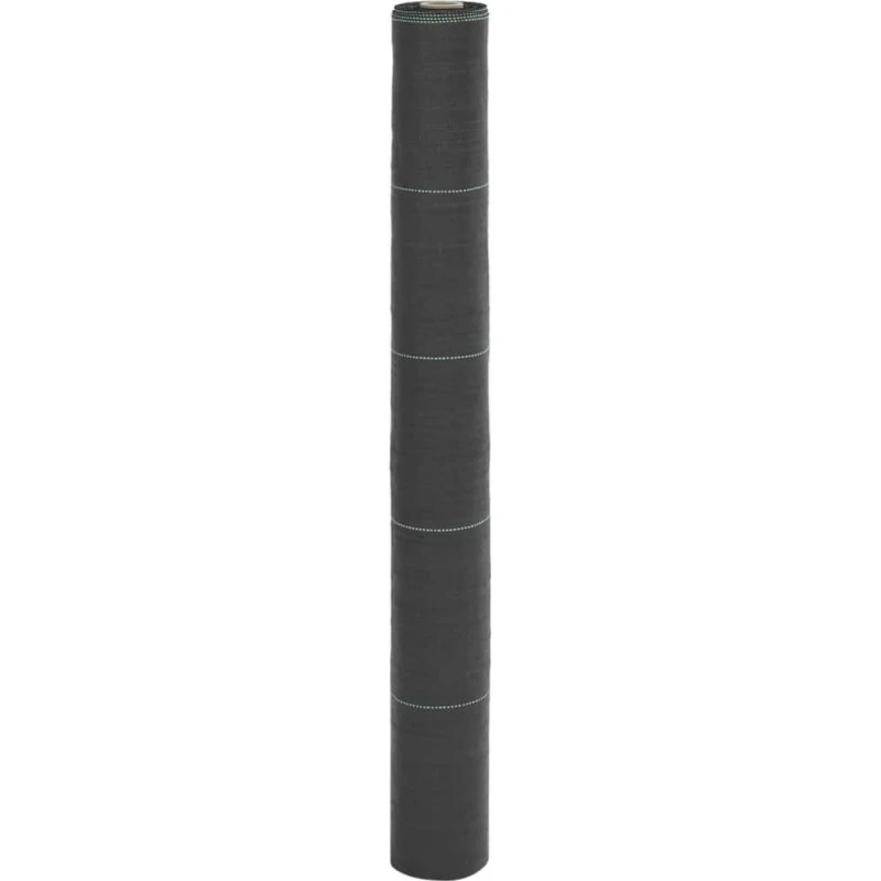 vidaXL ukrudtsdug PP 1x200 m sort (150 g/m²)