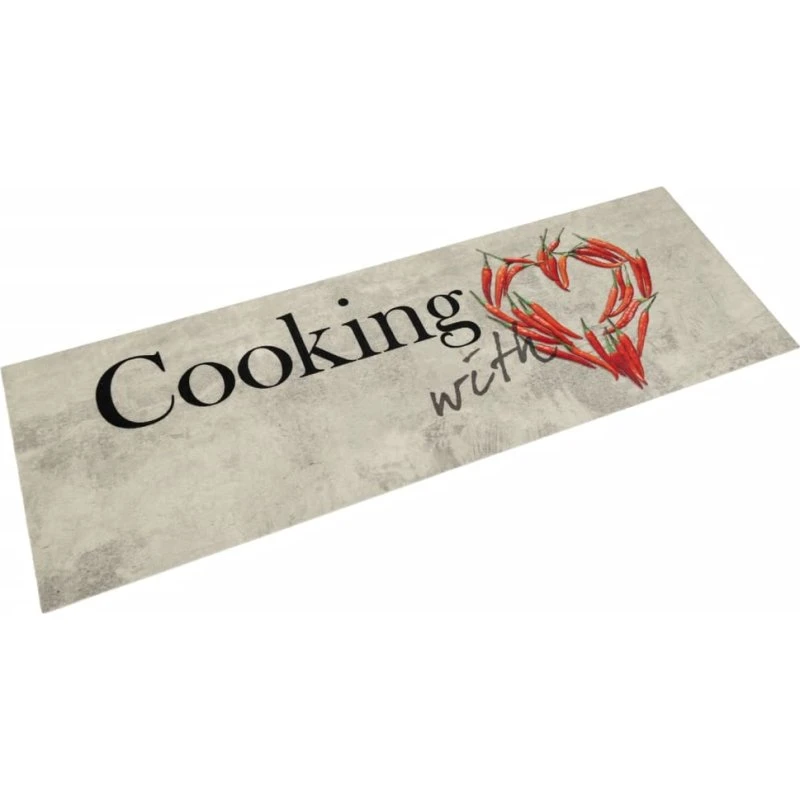 vidaXL køkkentæppe 60x180 cm Chilidesign - vaskbart velour