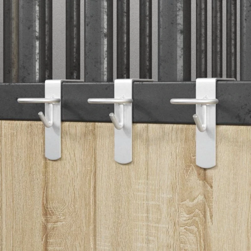 vidaXL spandkroge transportable 3 stk. stål sølv