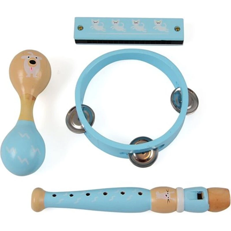 Magni Musiksæt Blå - 4 dele