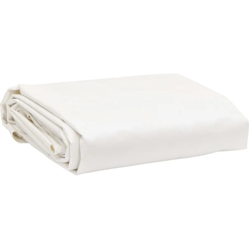 vidaXL presenning 5x5 m 650 g/m² hvid