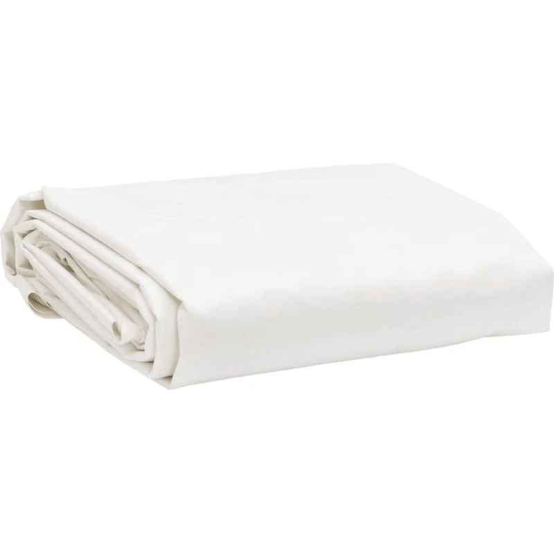 vidaXL presenning 5x7 m 650 g/m², hvid