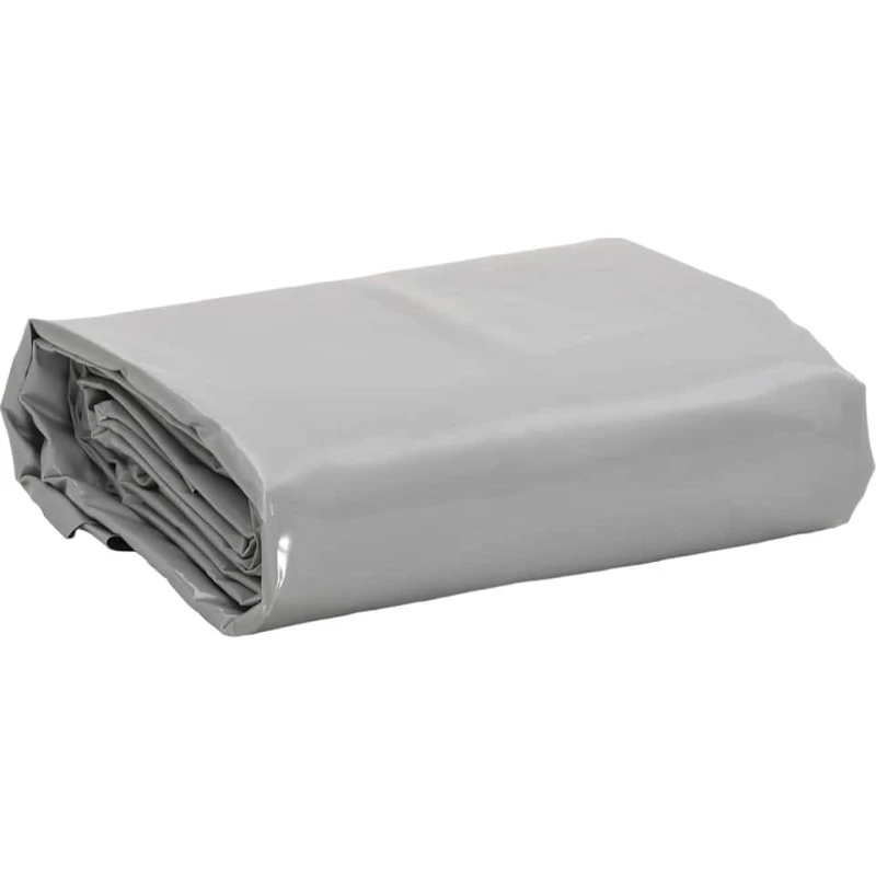 vidaXL presenning 4x4 m 650 g/m² grå