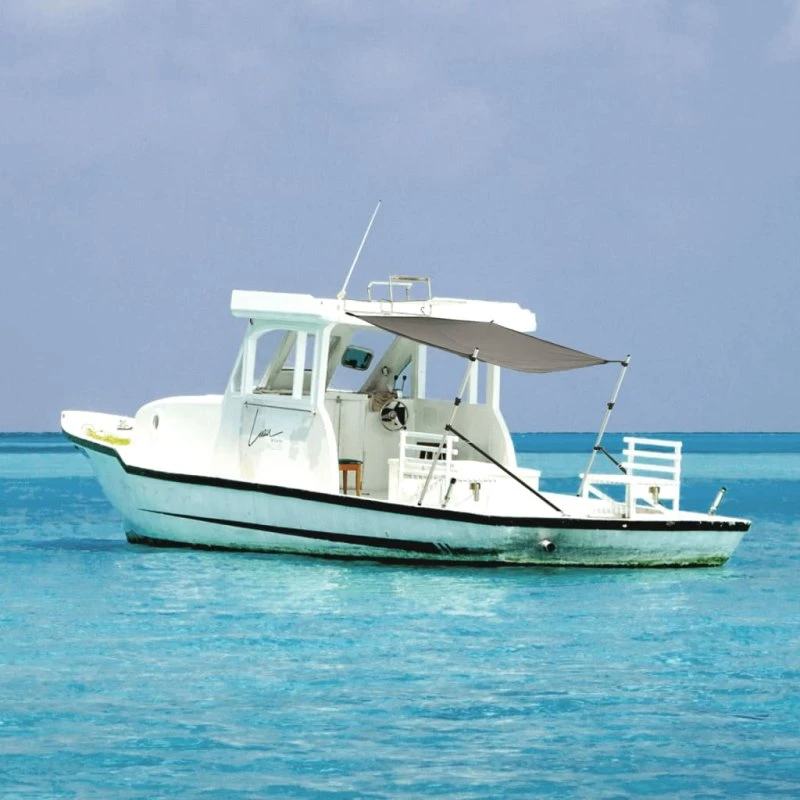 vidaXL solsejl til båd forlængerdel 170x208x(115-183) cm antracit