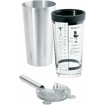 Blomus Boston Shaker sæt 500 ml - Rustfrit stål/glas