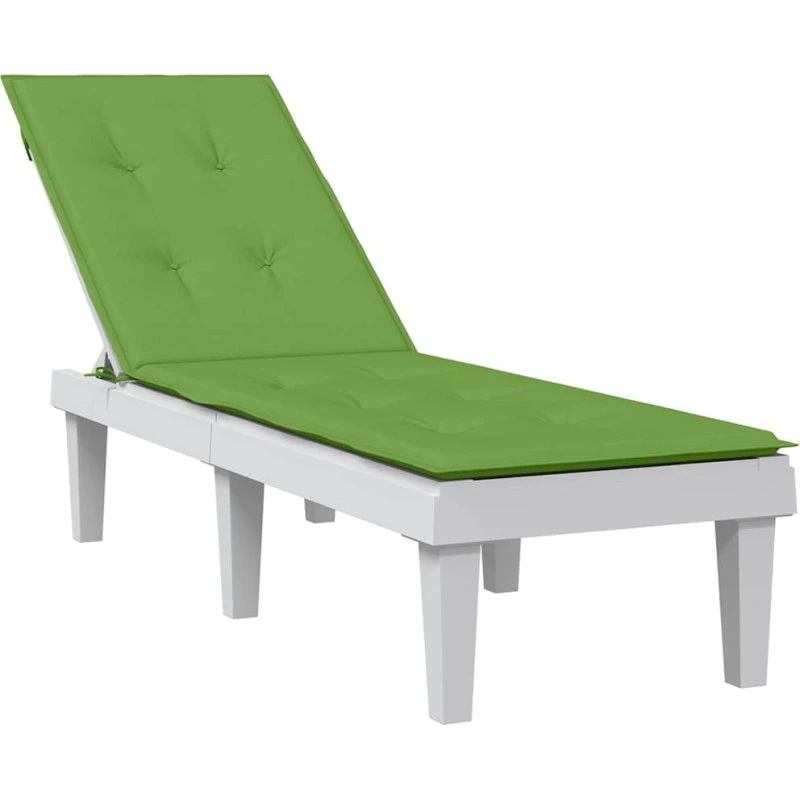 vidaXL hynde til dækstol 75+105 x 50 x 4 cm meleret grøn