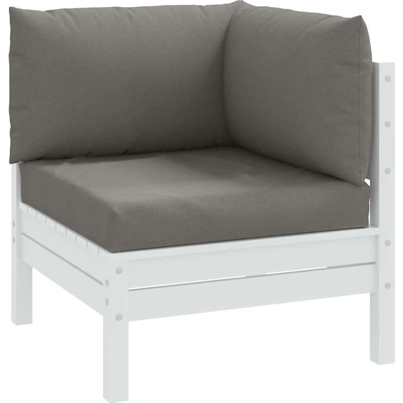 vidaXL pallehynder 3 stk. meleret mørkegrå