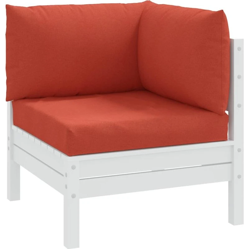 vidaXL pallehynder 3 stk. meleret stof rød