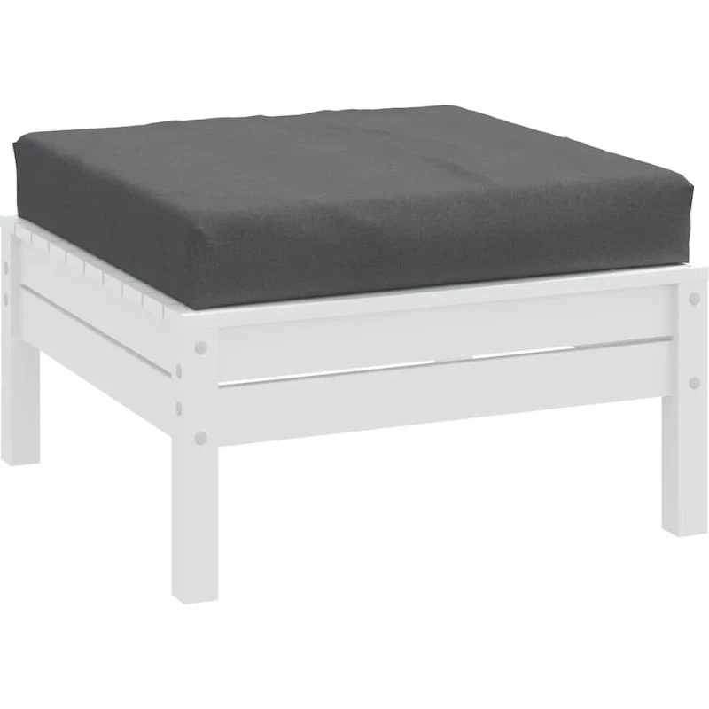 vidaXL pallehynde 60x60x9,5 cm meleret antracitgrå