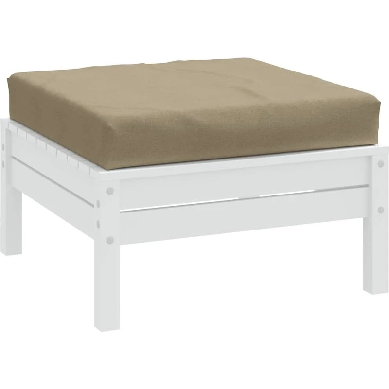 vidaXL pallehynde 60x60x9,5 cm meleret gråbrun