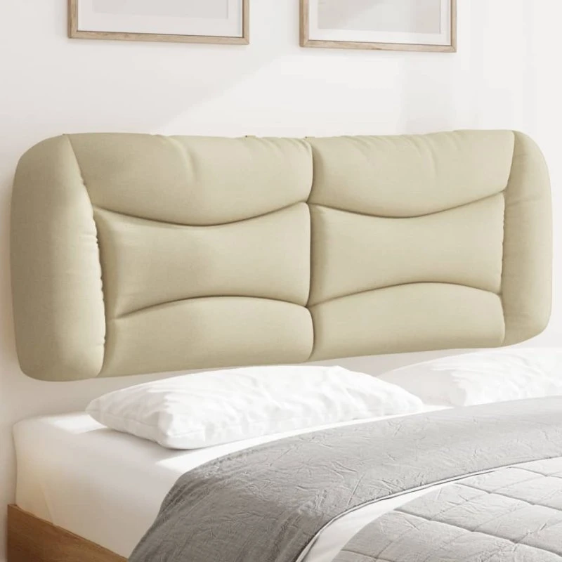 vidaXL Gavlpude Hvar 140 cm stof - Creme