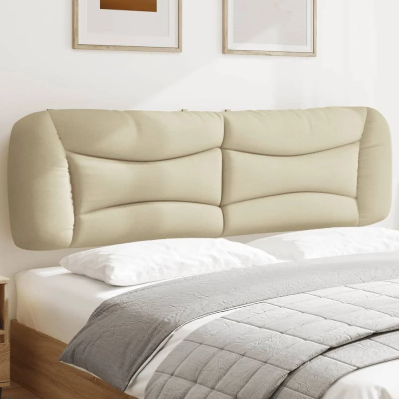 vidaXL Gavlpude Hvar 180 cm - creme stof