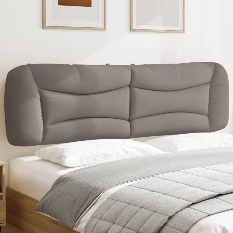 vidaXL Gavlpude Hvar 180 cm - Stof, Gråbrun