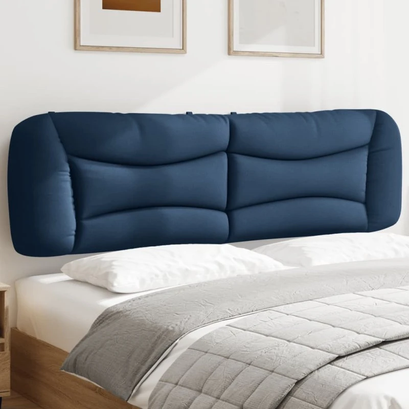 vidaXL Gavlpude Hvar 180 cm stof blå