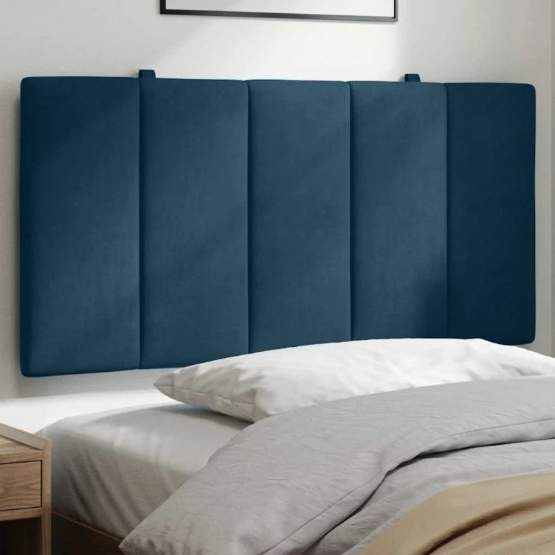 vidaXL Gavlpude Hanko 100 cm Velour - Blå