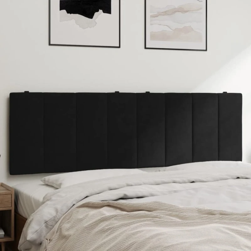 vidaXL Hanko gavlpude 160 cm velour - sort
