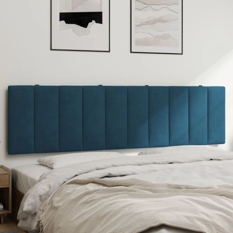 vidaXL Gavlpude Hanko 180 cm – velour blå