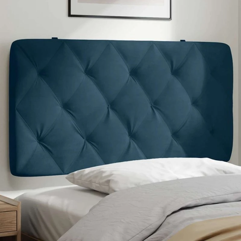 vidaXL gavlpude 100 cm velour blå